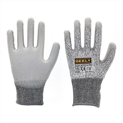 Menig Llwyd wedi'u Gorchuddio â PU Lefel 5 sy'n gwrthsefyll Toriad Llwyd